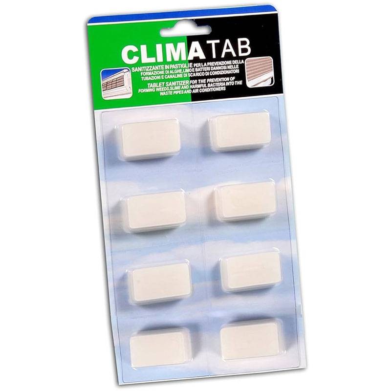 CLIMATAB PASTIGLIE -SANIFICANTE PER VASCHETTE DI SCARICO CONDENSA BLISTER 8 PZ
