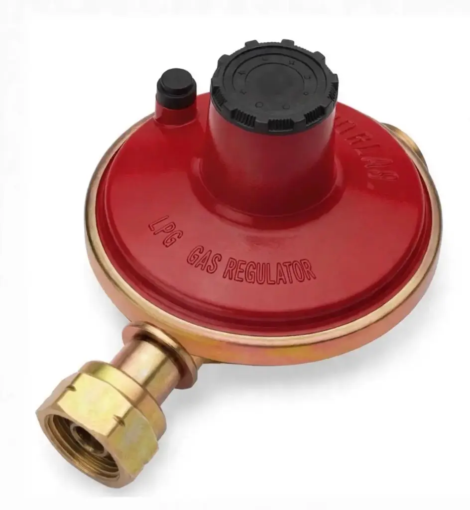 REGOLATORE BASSA PRESSIONE 10KG/H A TARATURA FISSA 30MBAR ENTRATA DADO CH25H/16 USCITA F1/2
