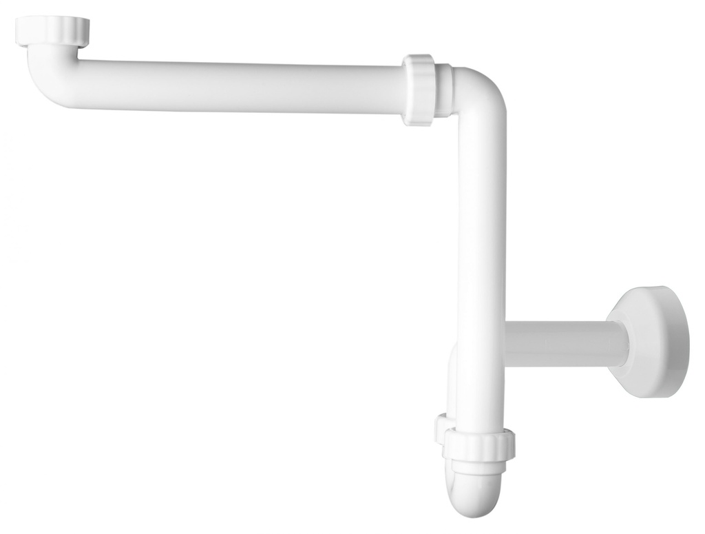 SIFONE SALVASPAZIO IN PP PER LAVABO D.32 1"1/4 