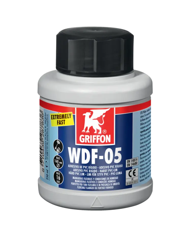Griffon ADESIVO EXTRA RAPIDO TIXOTROPICO BLU PER PVC 