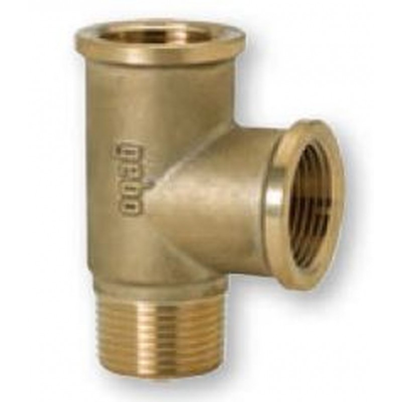 TEE M/F/F 1/2" OTTONE GIALLO
