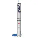 ELETTROPOMPA SOMMERSA MONOBLOCCO PER POZZO MONOFASE 0,55 KW 0,75 HP CON CAVO 20 MT  CONDENSATORE E SALVAMOTORE INTEGRATO 