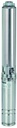 ELETTROPOMPA SOMMERSA PER POZZI 4" 4SDPM 3/11C MONOFASE 1 HP