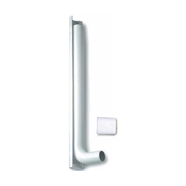 Tubo di risciacquamento 56x11 cm Ø 50-40 mm con rivestimento e tappo