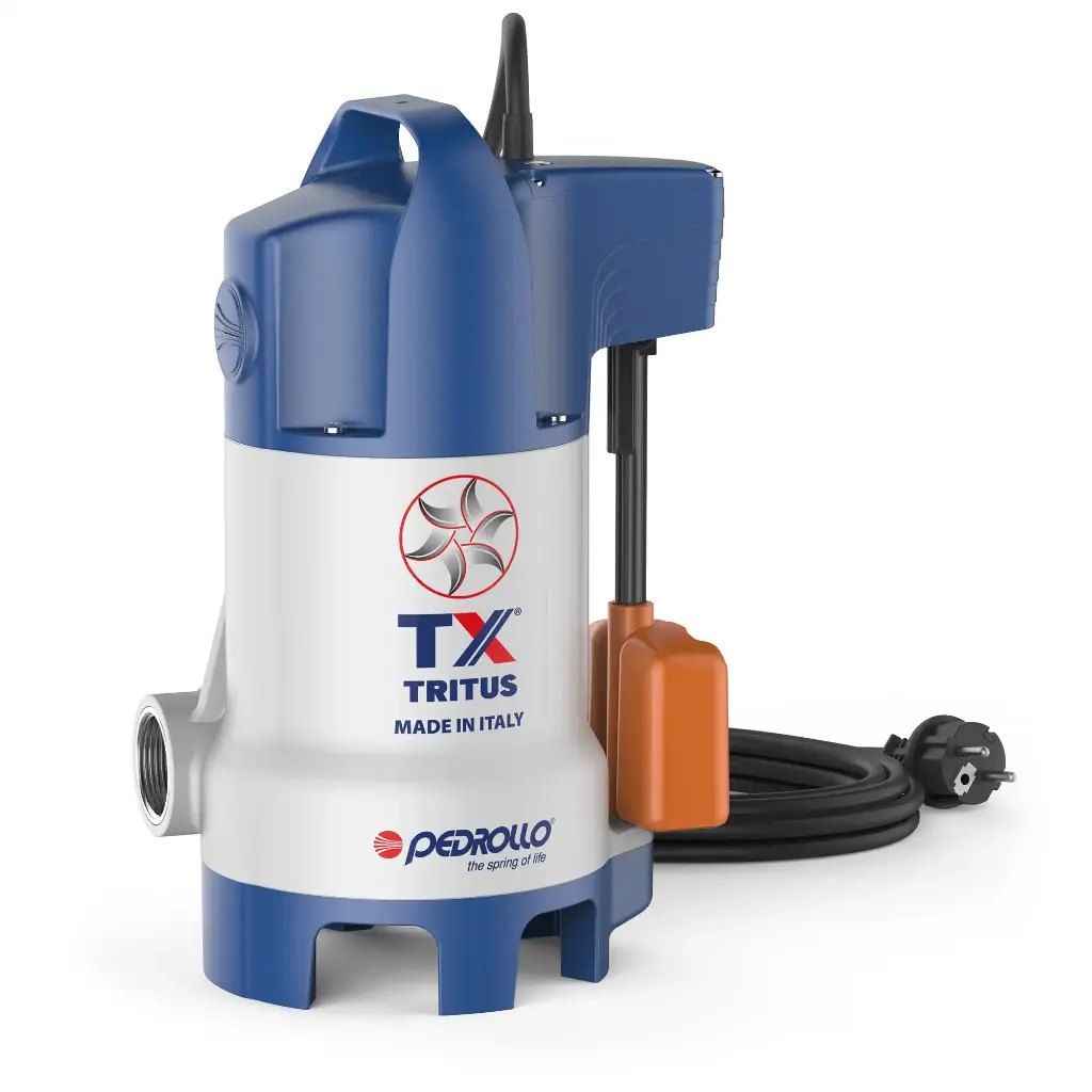 ELETTROPOMPA SOMMERSA  TRITURATRICE MONOFASE TRITUS-TX HP 0,75