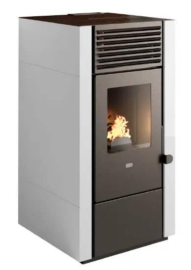 STUFA POLY NERO  GOFFR. 9,5 KW