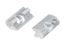 DADO SCORREVOLE IN ALLUMINIO M8 PER BINARIO TETTO IN COPPO E TEGOLA