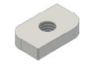 DADO DI TENUTA PER VITE 35MMX20MM SPESSORE 8MM - PER PROFILO LAMIERA GRECATA