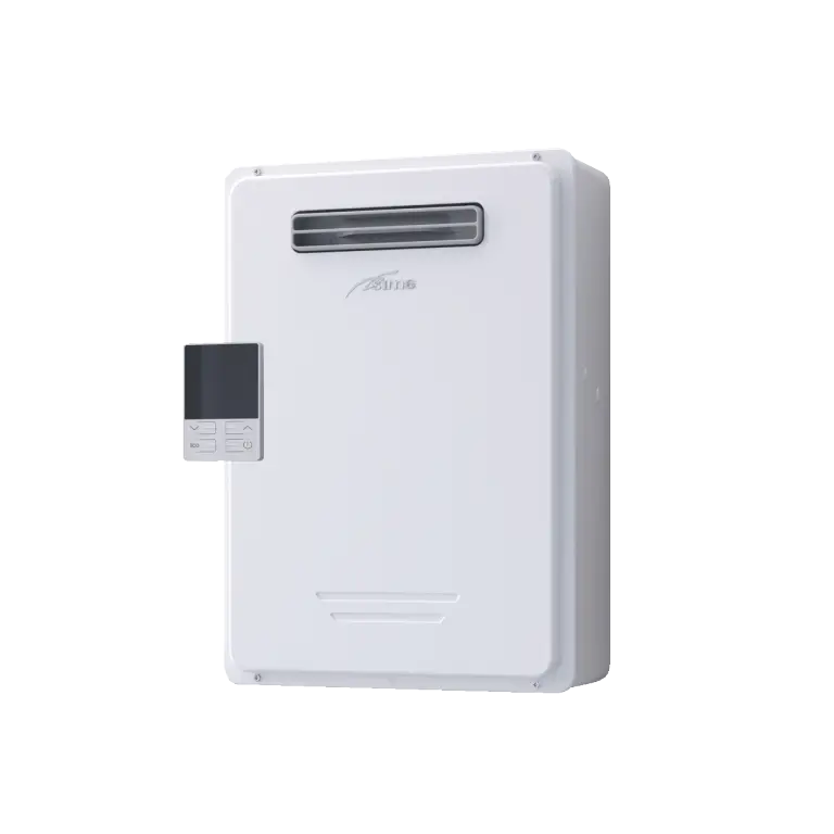 SCALDABAGNO SIME "MINI E" 11 LT GPL  CAMERA STAGNA PER ESTERNO CON CONTROLLO REMOTO 