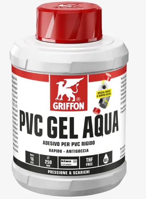 GRIFFON PVC GEL AQUA FLACONE 500 ML CON PEN.(TIPO TCF) 