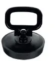 TAPPO GOMMA NERA CON MANIGLIA D52