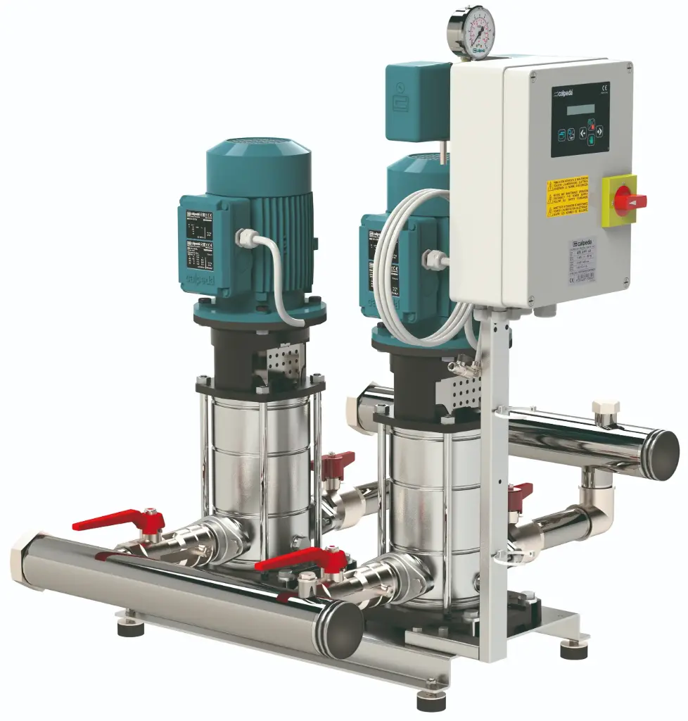 GRUPPO DI PRESSIONE CALPEDA  BS2F 2MGP 405 CON QUADRO ELETTRICO SERIE E