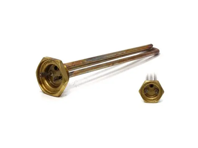 RESISTENZA A FLANGIA DRITTA PER SCALDABAGNO ELETTRICO  CON VITE 1200W CON PORTA ANODO 182232 THERMOWATT 