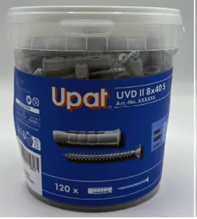BARATTOLO VITI+TASSELLI UV 6 S - 240PZ. 