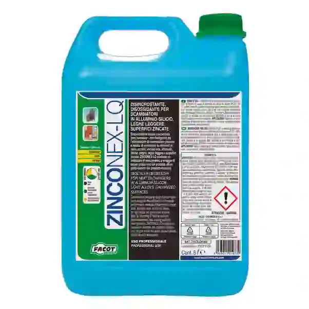 ZINCONEX-LQ 5LT - SANIFICANTE E DISINCROSTANE DEGLI IMPIANTI ACQUA CALDA SANITARIA