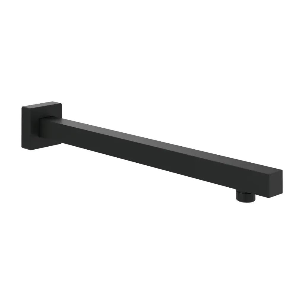 BRACCIO DOCCIA OTTONE QUADRATO NERO 