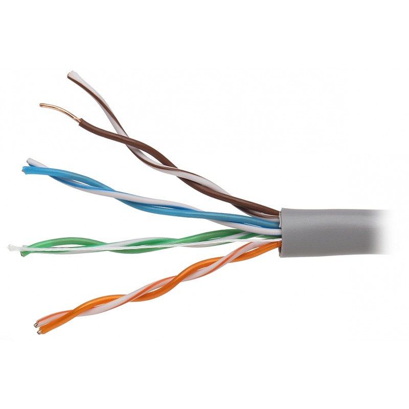 CAVO LAN UTP 4x2xAWG24 CAT.5E CCA/PVC