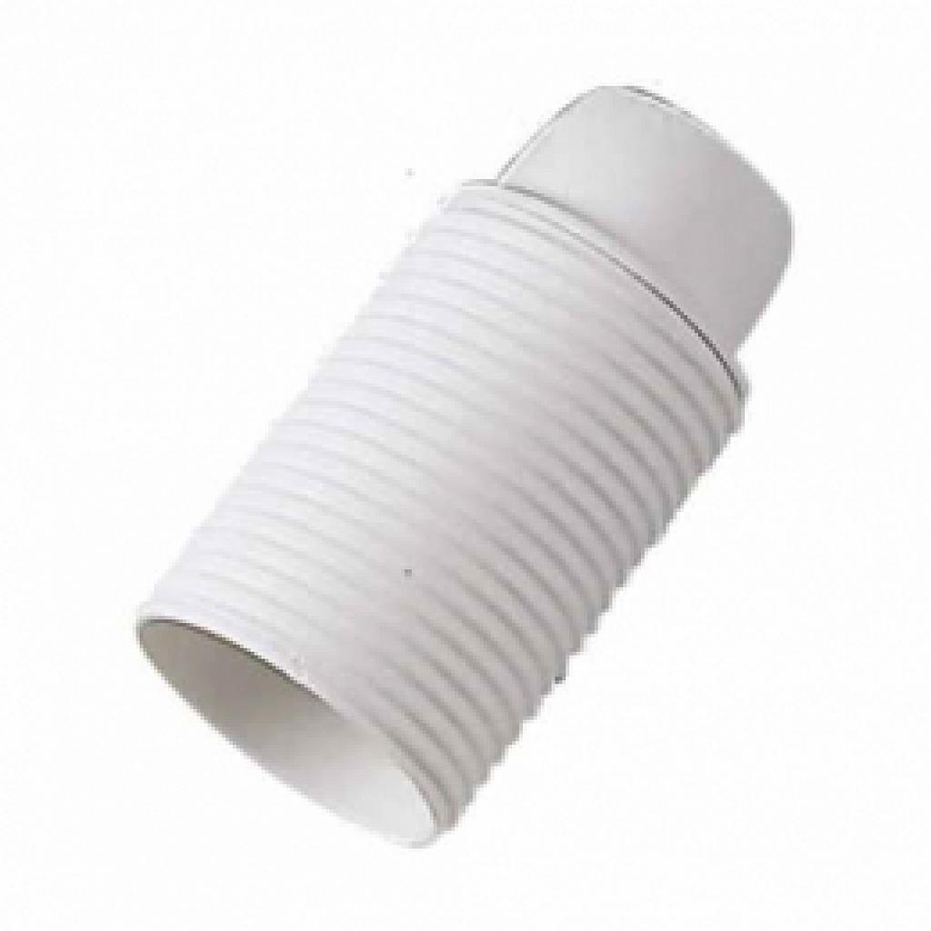 PORTALAMPADA E14 FILETTATO BIANCO