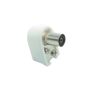 PRESA TV COAXIALE 90° 75OHM MM.9.5