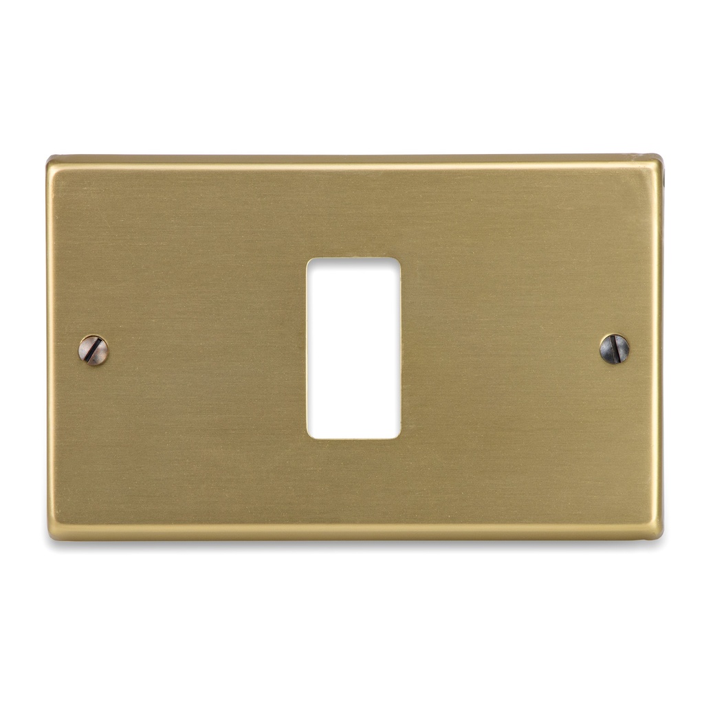 PLACCA BRONZO 1 FORO VIMAR  SERIE 8000