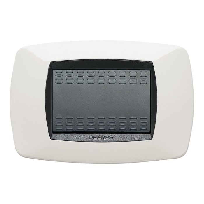 PLACCA 3 POSTI BIANCO