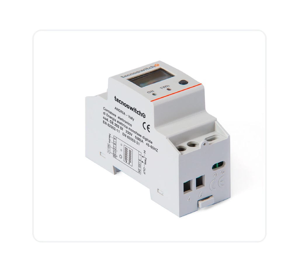 CONTATORE ENERGIA MONOF.DIGITALE 2M