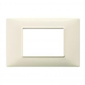 PLACCA VIMAR PLANA 3MODULI BEIGE
