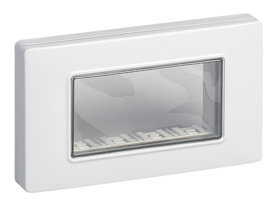 CALOTTA ESTERNA  IP55 4M+VITI BIANCO
