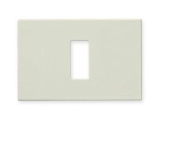 PLACCA 1MOD RESINA AVORIO