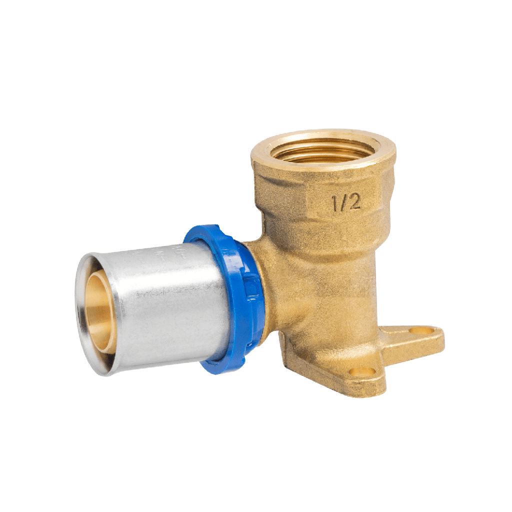 GOMITO CON FLANGIA 1/2"X20  PRESSARE APL