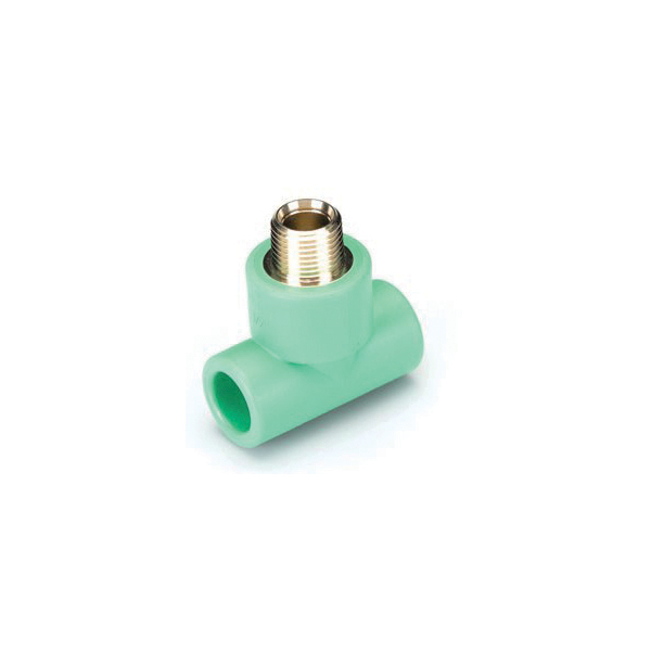 TEE MASCHIO PPR VERDE D.20X1/2"AQUATHERM