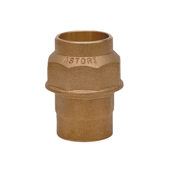 RACCORDO FEMMINA 1/2X20 IN OTTONE CON OGIVA TENUTA TEFLON  PER TUBO PE