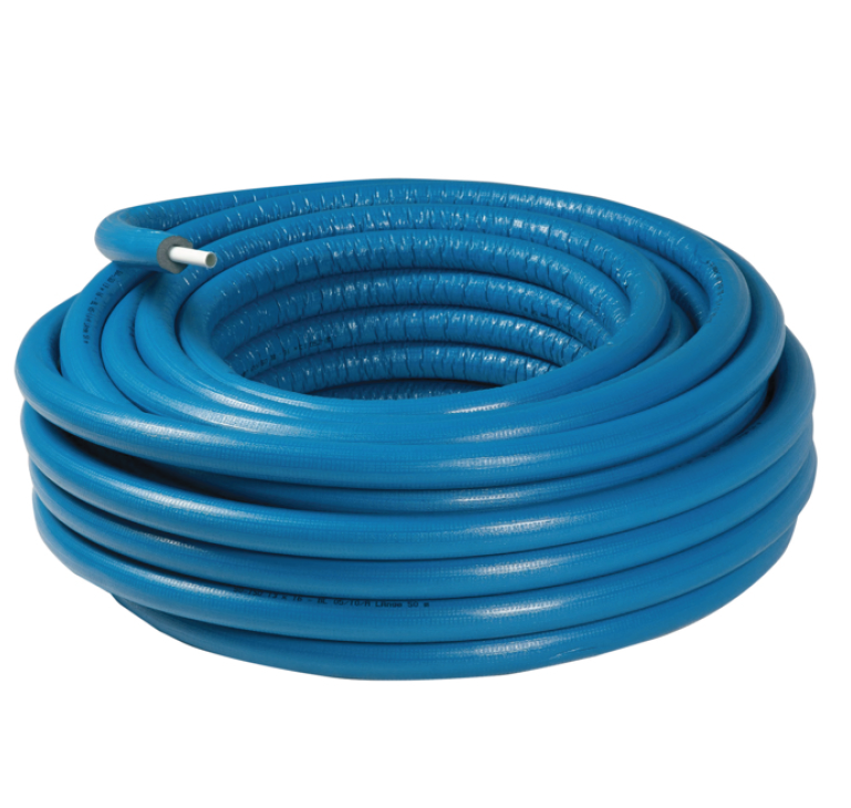 TUBO MULTISTRATO COMAP PE-XC 26X3 RIVESTITO BLU 10M