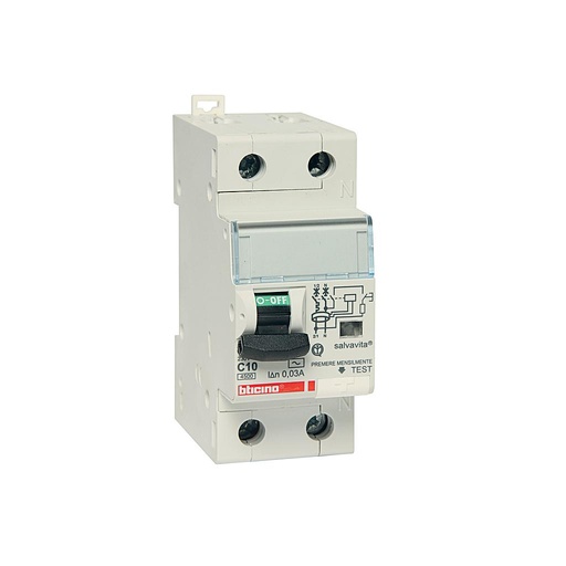 [EBTGC8813AC10] INT.DIFFER.2MOD+NEUTRO 4500A 10A