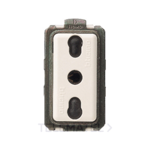 [EMS16059] PRESA BIVALENTE 2P+T 16A SERIE 16000