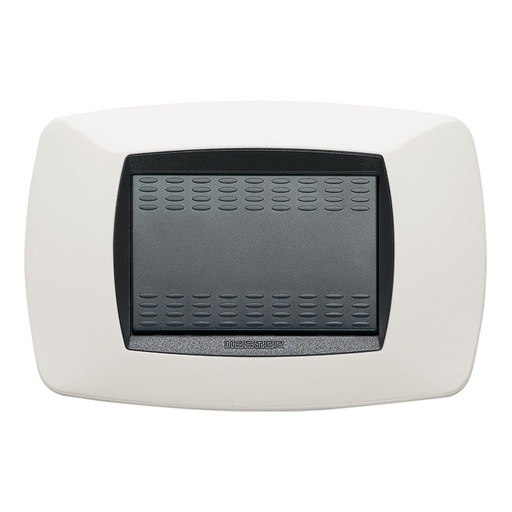 [EMS39TC103] PLACCA 3 POSTI MODO BIANCO