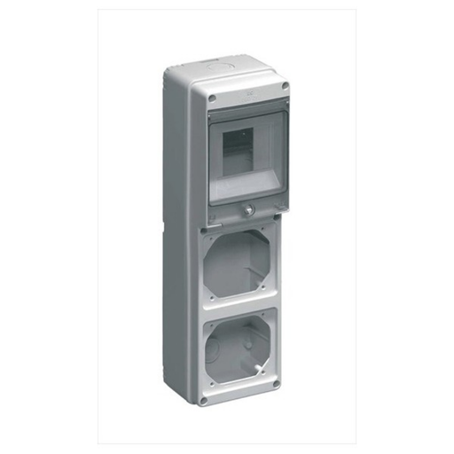 [EPD69021] QUADRO PER 2 PRESE 4 MOD FLANGIA