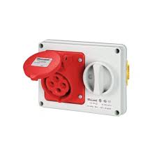 [EPD690931] PRESE INTERBLOCATA ORIZZONTALE 3P+T 16A IP65