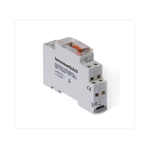 [ETSOR101DI] INTERRUTTORE ORARIO ELET/MEC.GIORN 1DIN