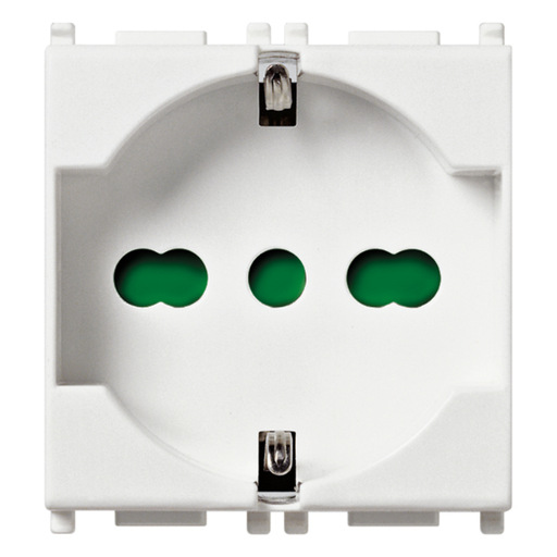 [EVM14210] PRESA SCHUKO UNIVERSALE 2P+T 16A PLANA