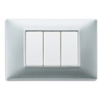 [EVM1465320] PLACCA 3M PLANA  ARGENTO OPACO