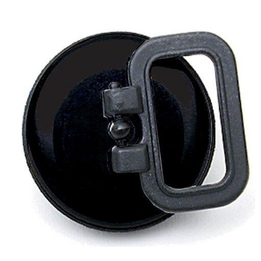 [IBM1880MG52] TAPPO GOMMA NERA CON MANIGLIA D52                                