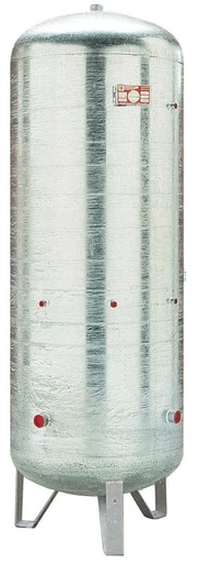 [ICDIV100] SERBATOIO ZINCATO S/C PER ACCUMULO ACQUA IN PRESSIONE VERTICALE lt. 100