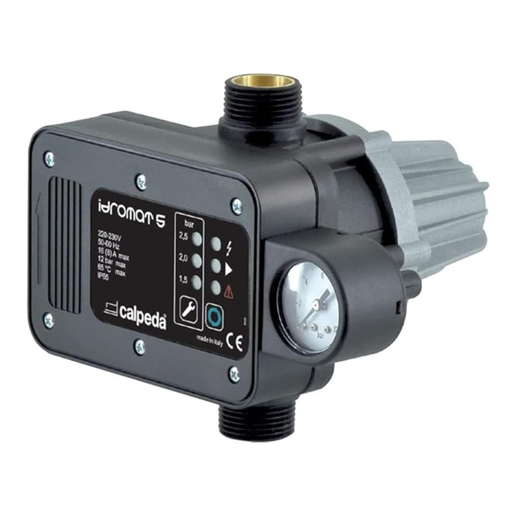 [ICPIDROMAT515M] REGOLATORE ELETTRONICO PER POMPE IDROMAT 5-15 CON TEST TIME CON MANOMETRO