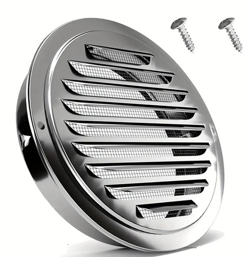 [IEPGTI080A] GRIGL.TONDA INCASSO 80 ALLUMIN