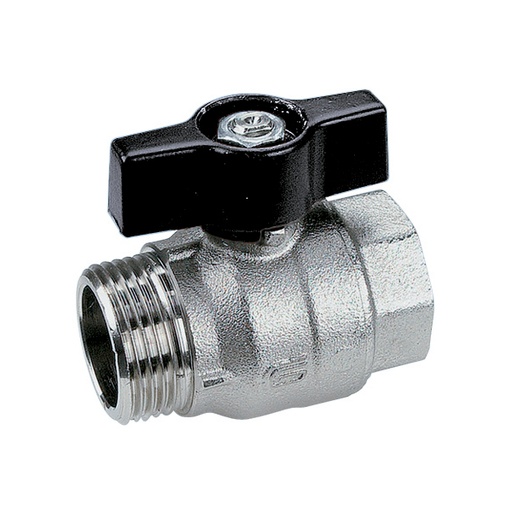 [IFB1322N406] VALVOLA SFERA PASSAGGIO TOTALE MF FARFALLA ACCIAIO  1"ORION