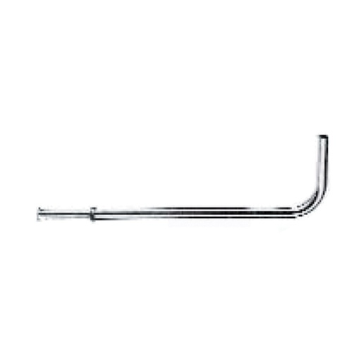 [IGC1903010] TUBO A "L" REGOLABILE BASSO 1"+10CM CROMATO