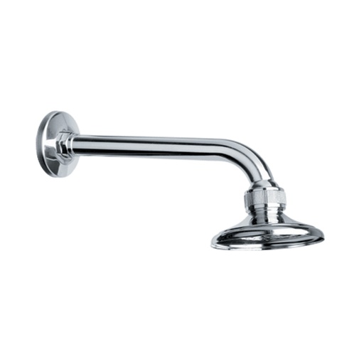 [IGC37530] BRACCIO DOCCIA COMPLETO DI  DOCCIA A CAMPANA CON SNODO 30 CM