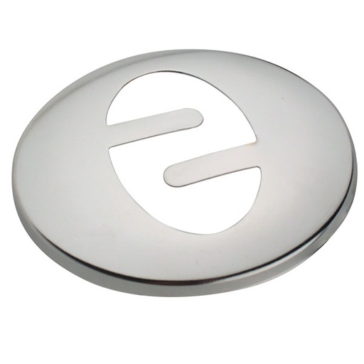 [IGC430] ROSONE CON ALETTA D.71 MM FORO OVALE CROMATO