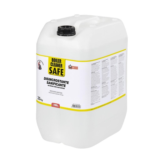 [IGE10908052] BOILER CLEANER SAFE 1 KG 1 LT-SANIFICANTE E DISINCROSTANE DEGLI IMPIANTI ACQUA CALDA SANITARIA